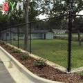 PVC Coated Sports Ground Diamond Wire Mesh Chain Link Fence